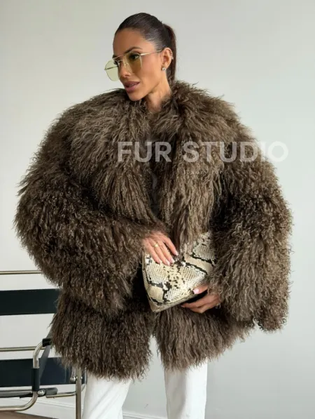 Шуба из лама - фото 9