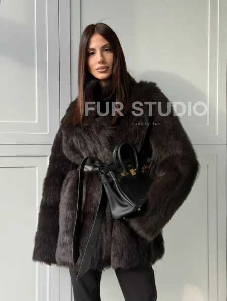 Женская дубленка из тосканы - фото 15