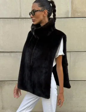 Норковая манишка женская - фото 4