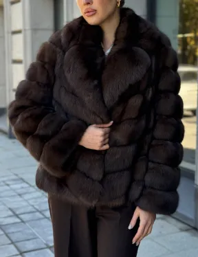 Полушубок из соболя - фото 4