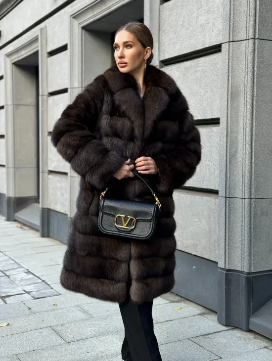 Шуба из соболиного меха - фото 10