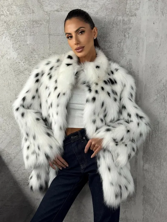 Шуба из лисы под рысь 2026 - фото 0