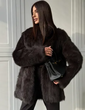 Женская дубленка из тосканы - фото 6